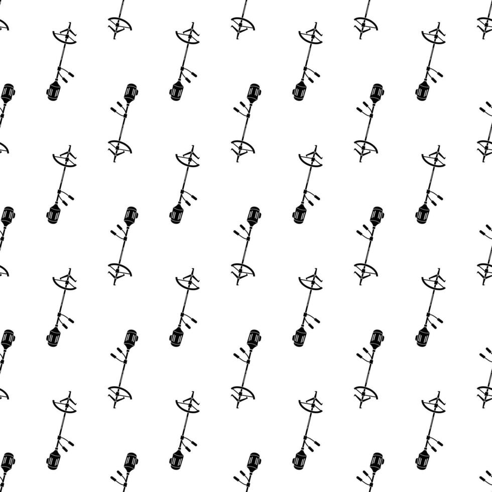 Grass trimmer pattern seamless vector