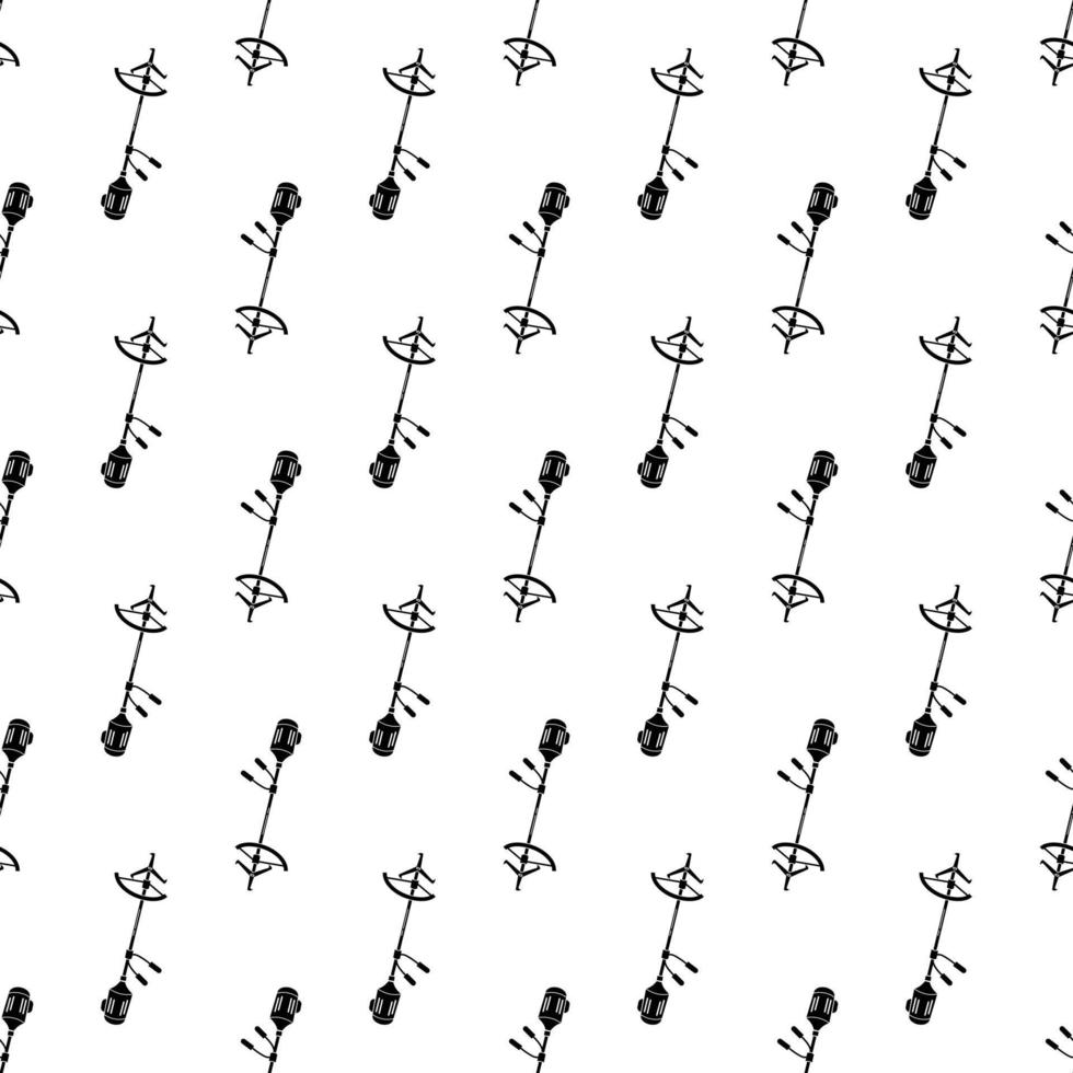 Grass trimmer pattern seamless vector