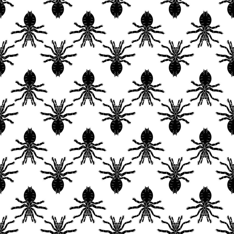 Fear spider pattern seamless vector