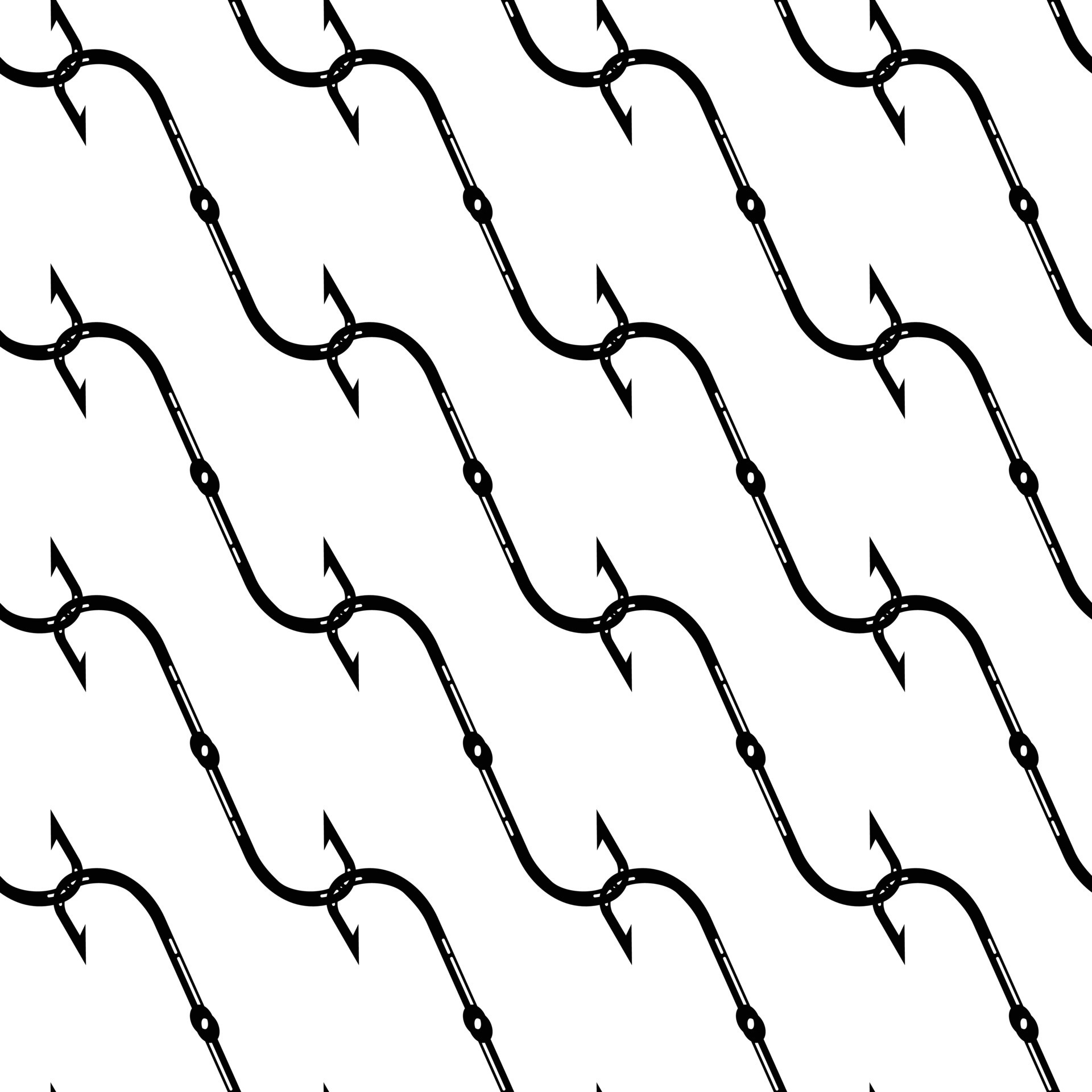 New fishing hook pattern seamless vector 15881490 Vector Art at Vecteezy