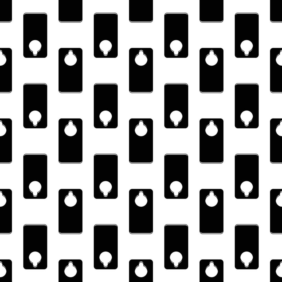 Clean door tag pattern seamless vector