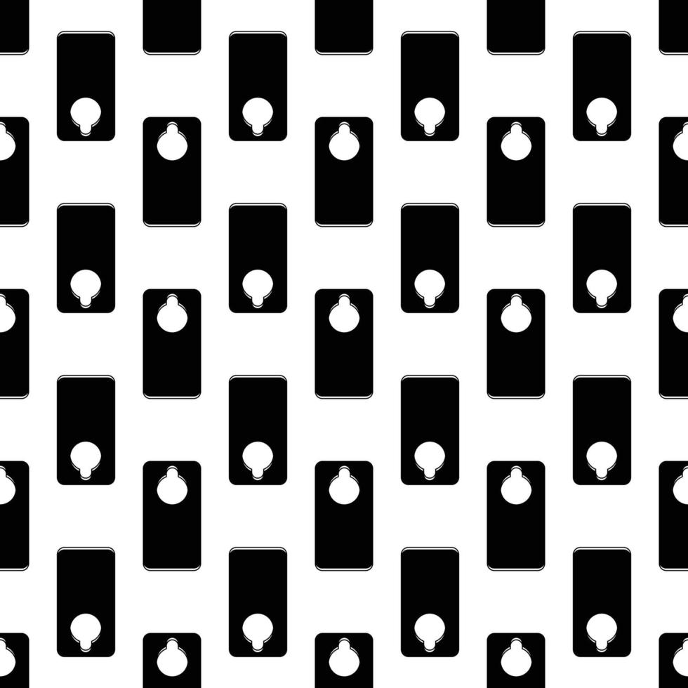 Clean door tag pattern seamless vector