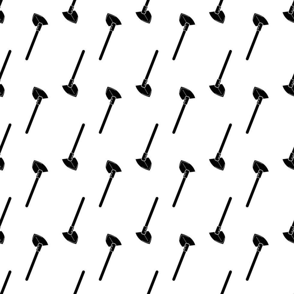 Small hand shovel pattern seamless vector