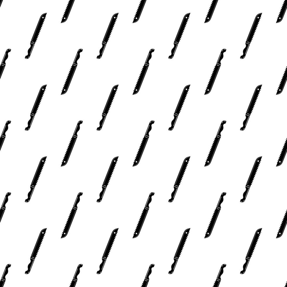 Saw knife pattern seamless vector