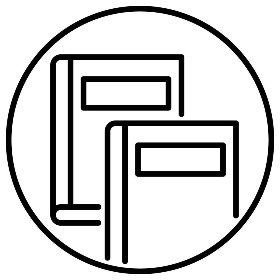 Outline icon for document files. vector