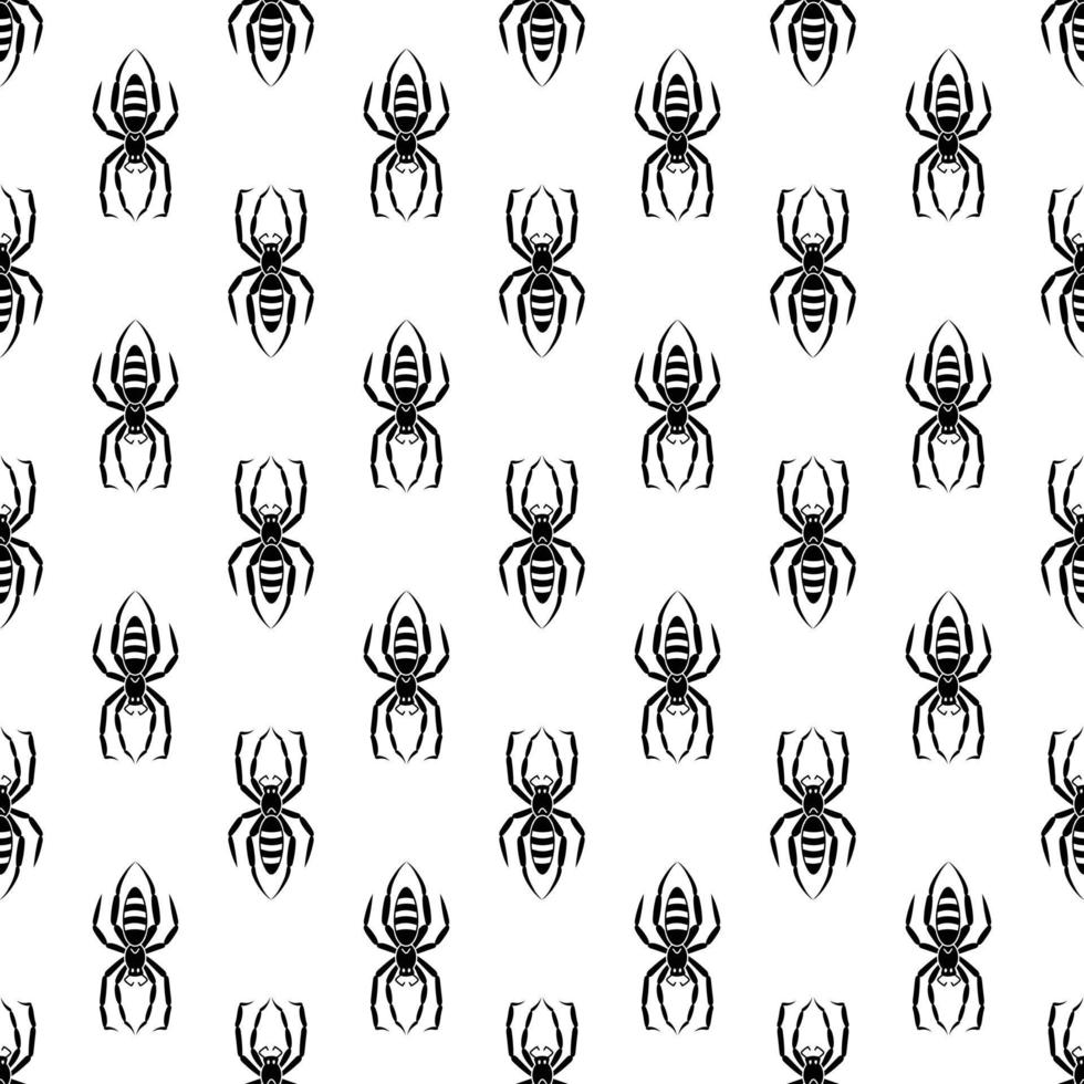 Caterpillar spider pattern seamless vector