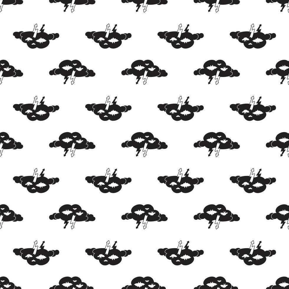 Light clouds pattern seamless vector