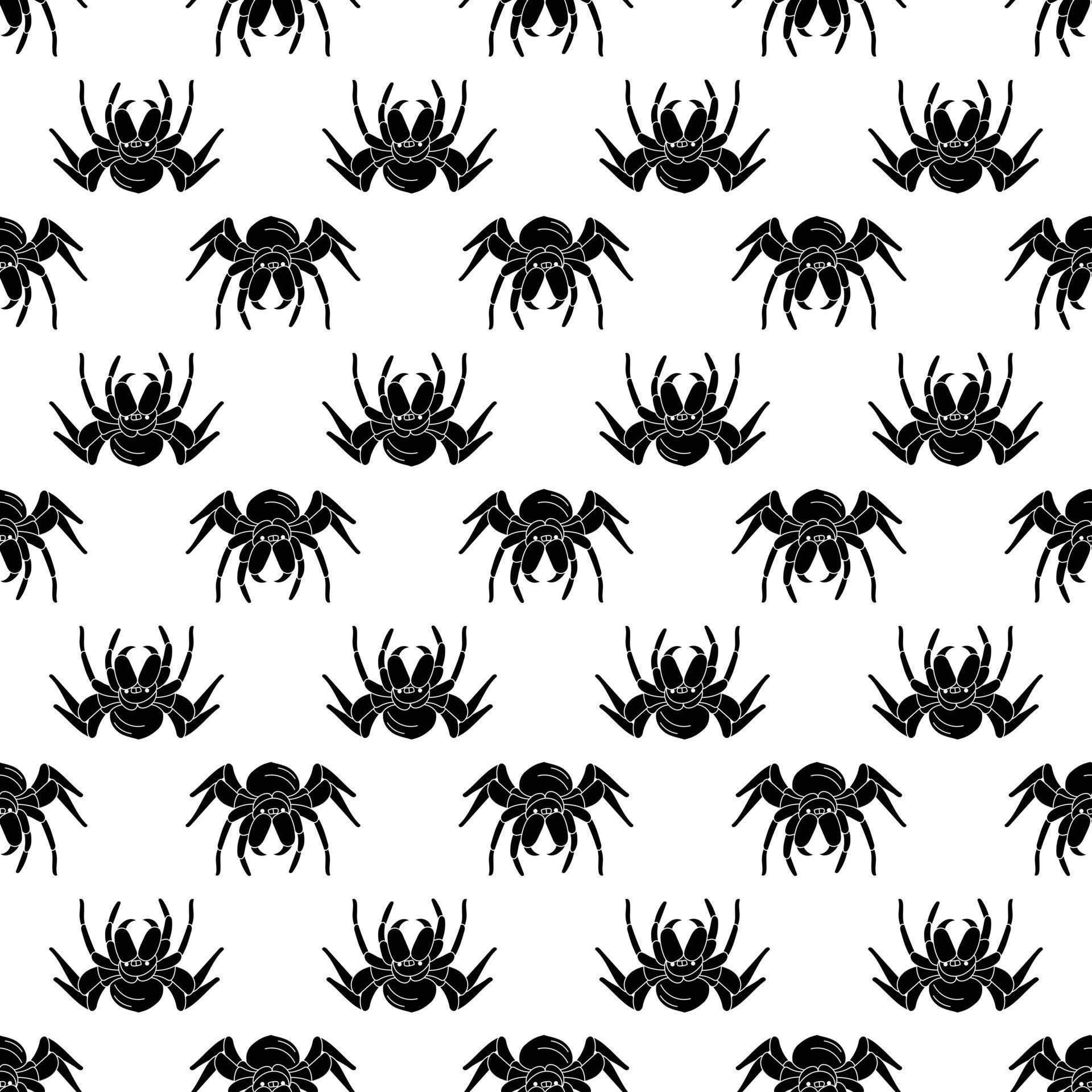 Dark spider pattern seamless vector 15881822 Vector Art at Vecteezy