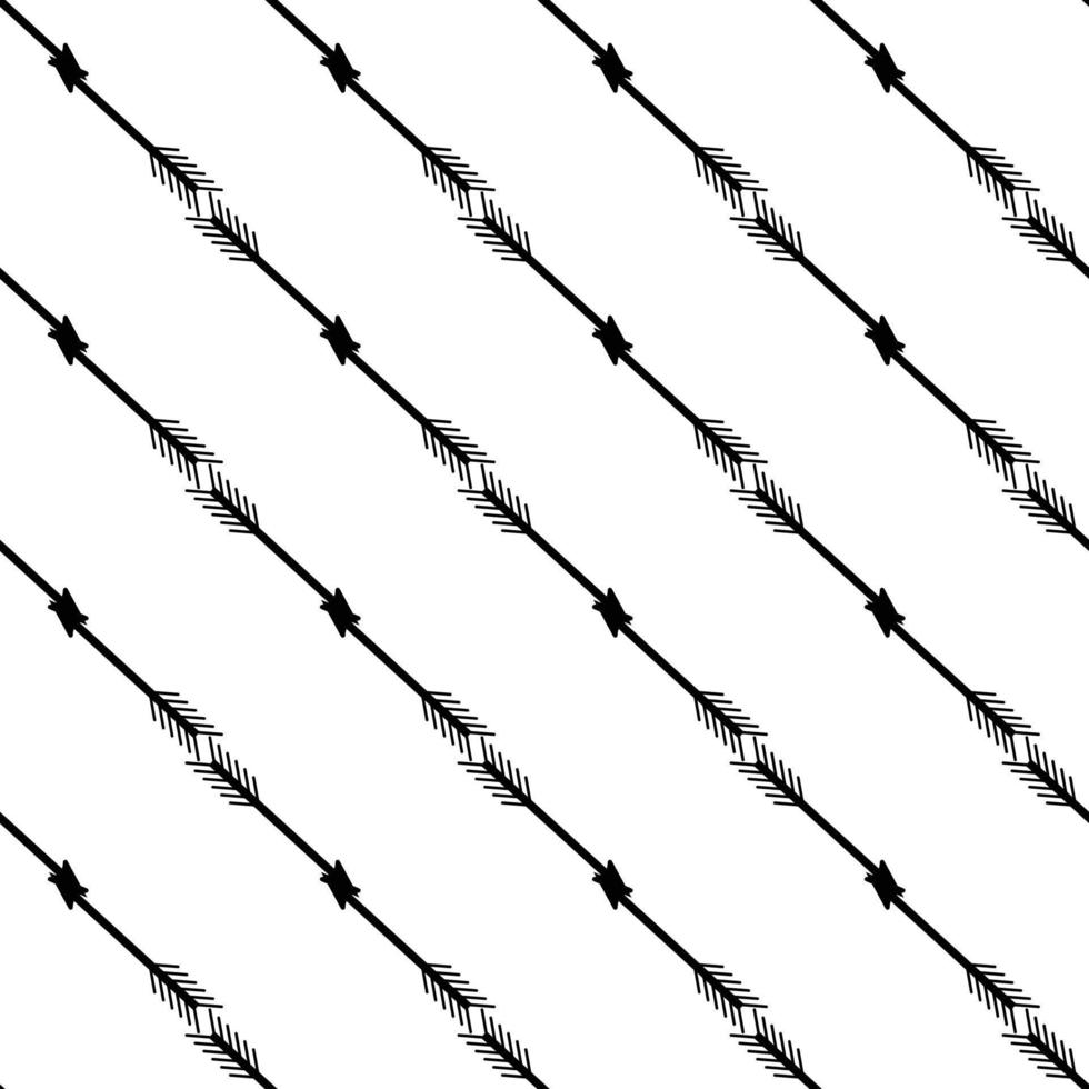 Arch arrow pattern seamless vector