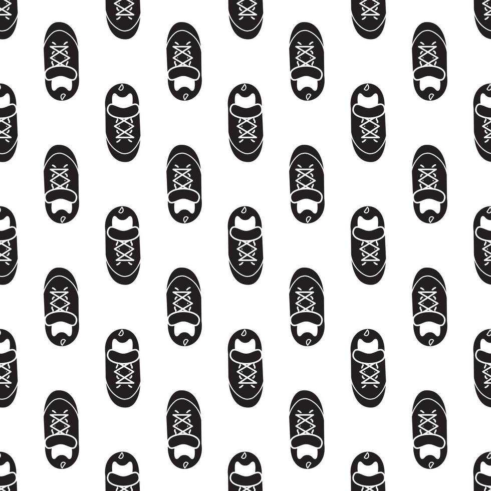 Rap sneaker pattern seamless vector