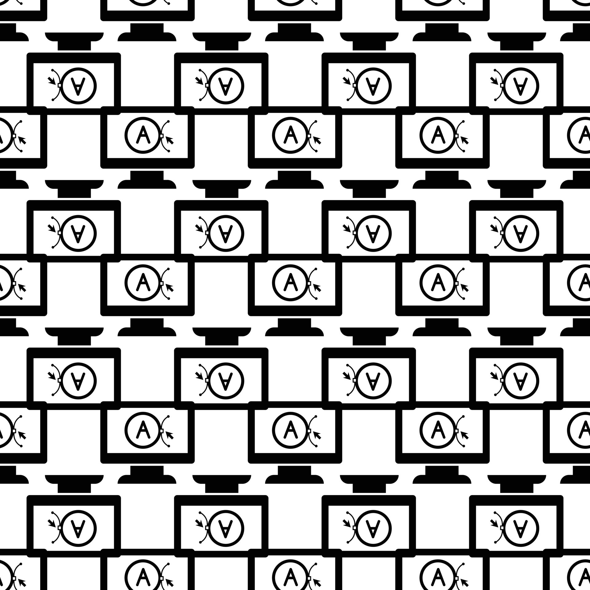 Brand vector computer design pattern seamless vector 15881907 Vector ...