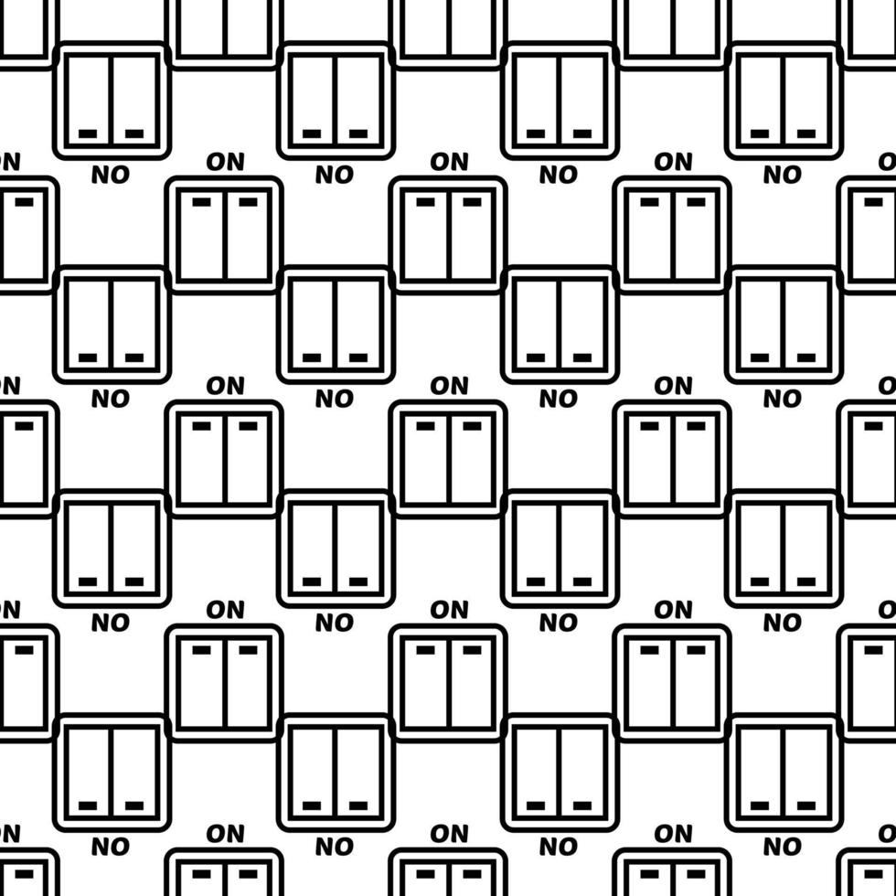 Light switch pattern seamless vector