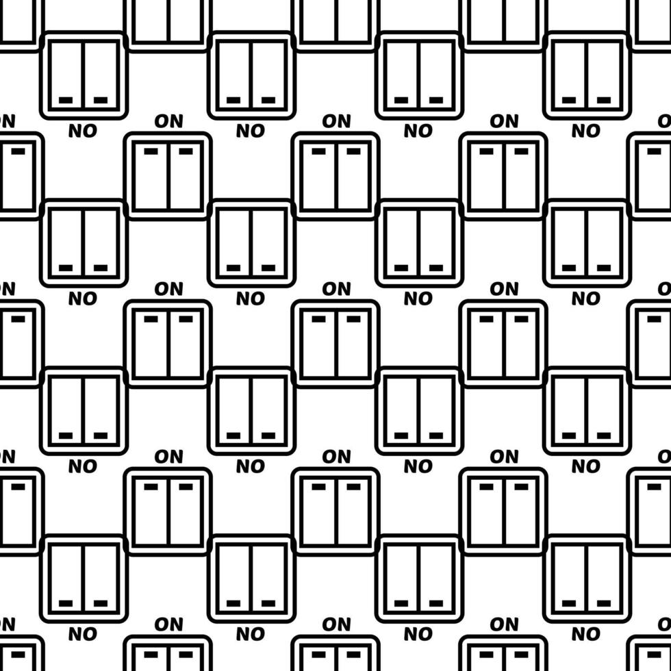 Light switch pattern seamless vector