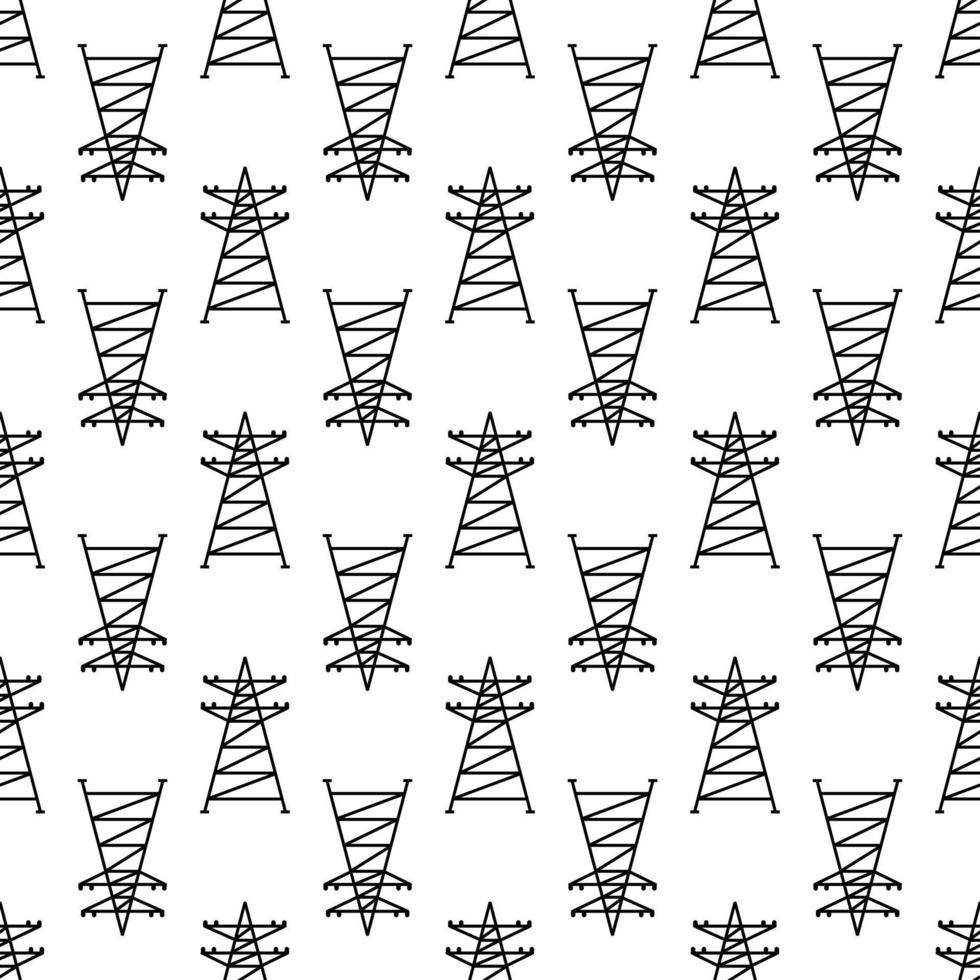 Electric tower pattern seamless vector