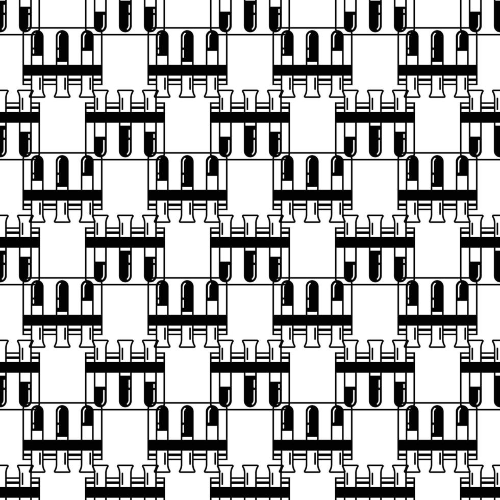 Test tube stand pattern seamless vector