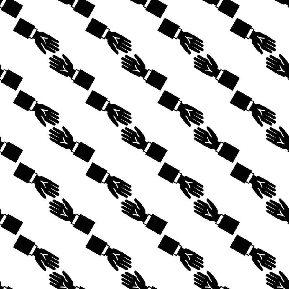 Businessman hand pattern seamless vector