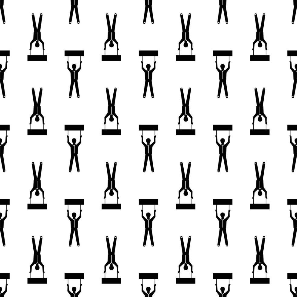 Man banner up pattern seamless vector