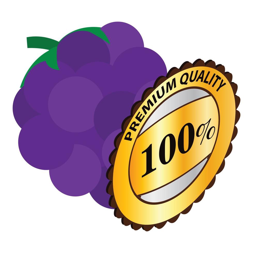 Blackberry icon isometric vector. Fresh sweet and sour ripe blackberry vector