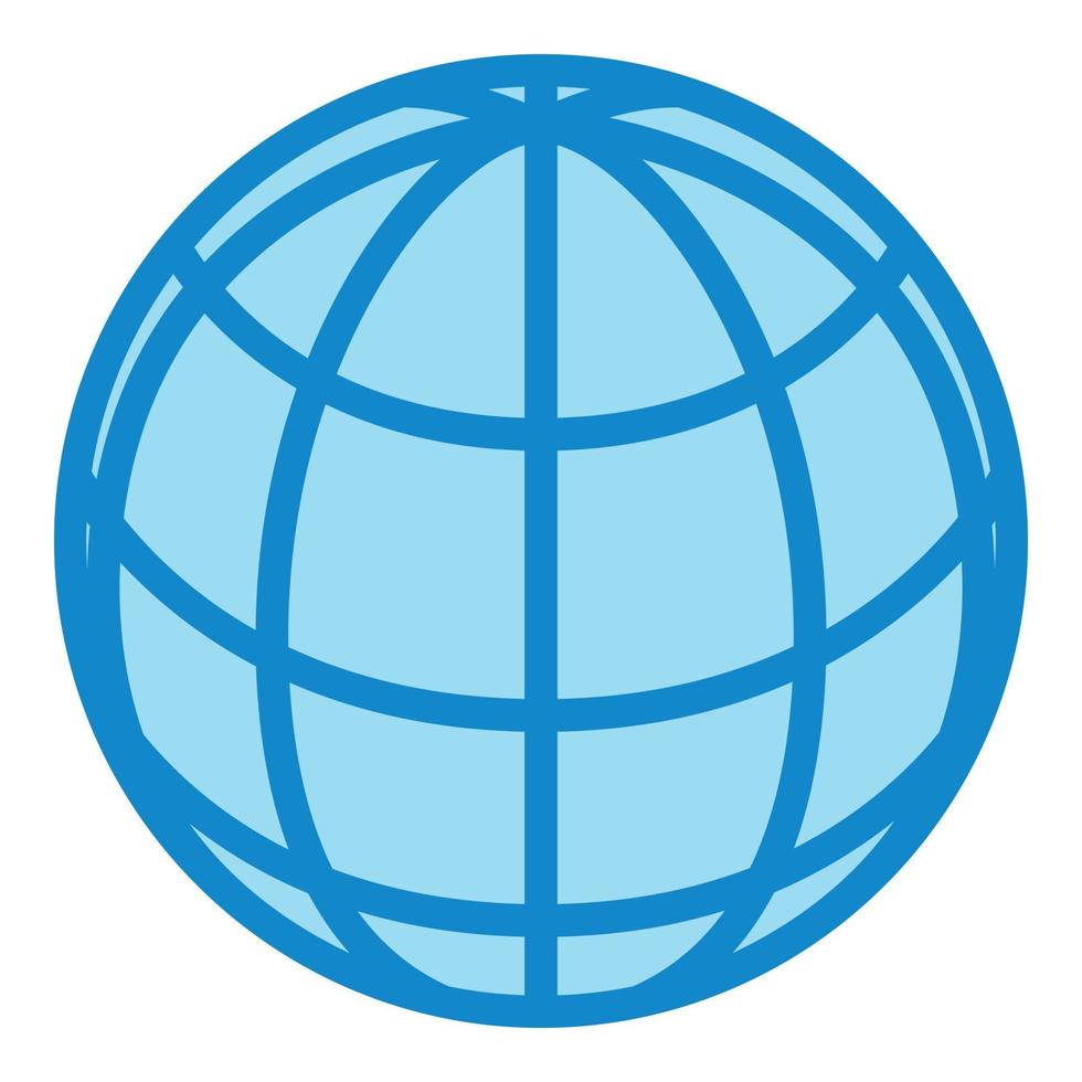 Globe grid icon isometric vector. Earth globe world sphere vector