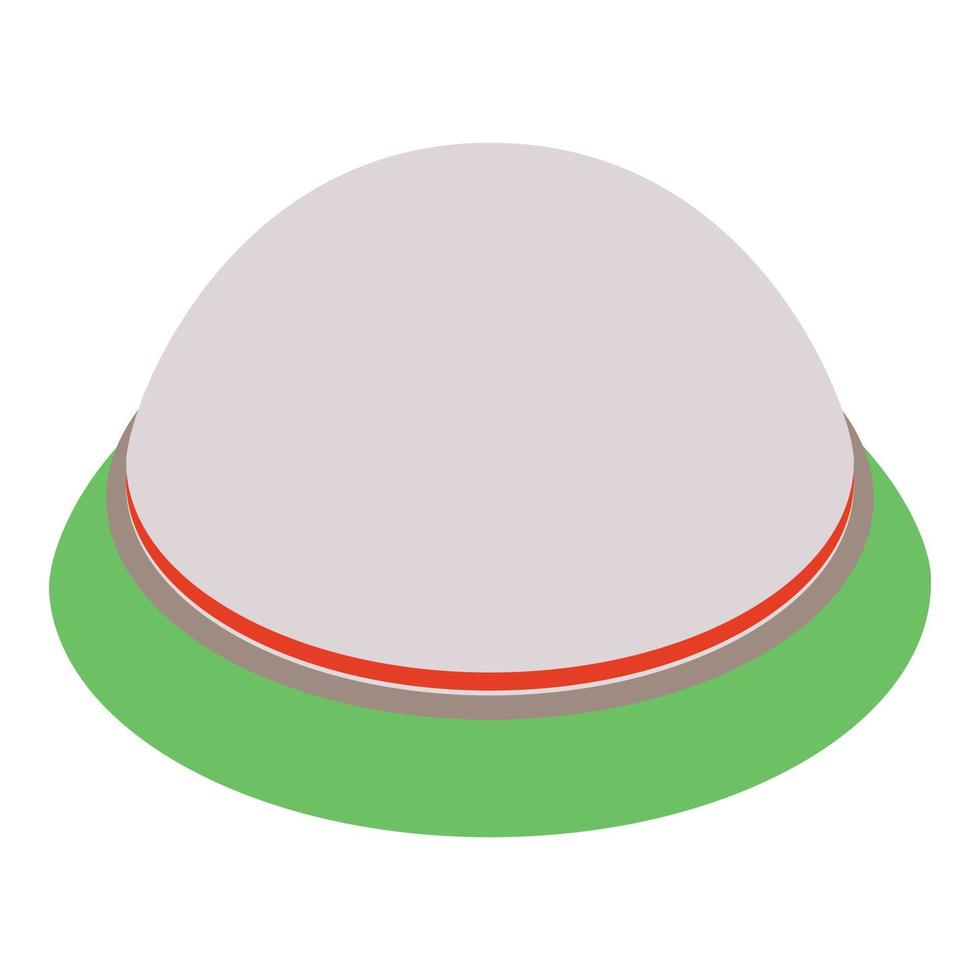 Dome mosque icon isometric vector. Traditional arabic dome of mosque