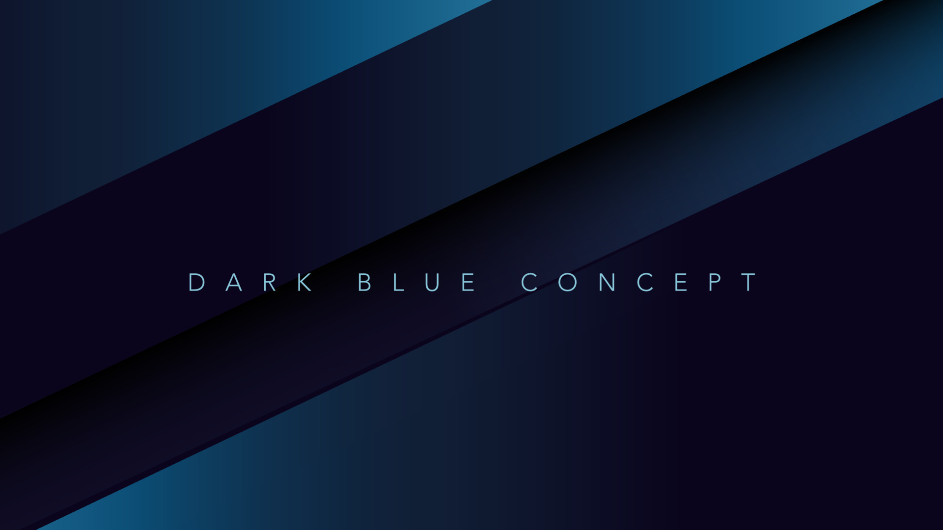 Dark Blue Geometric Shapes Wallpaper