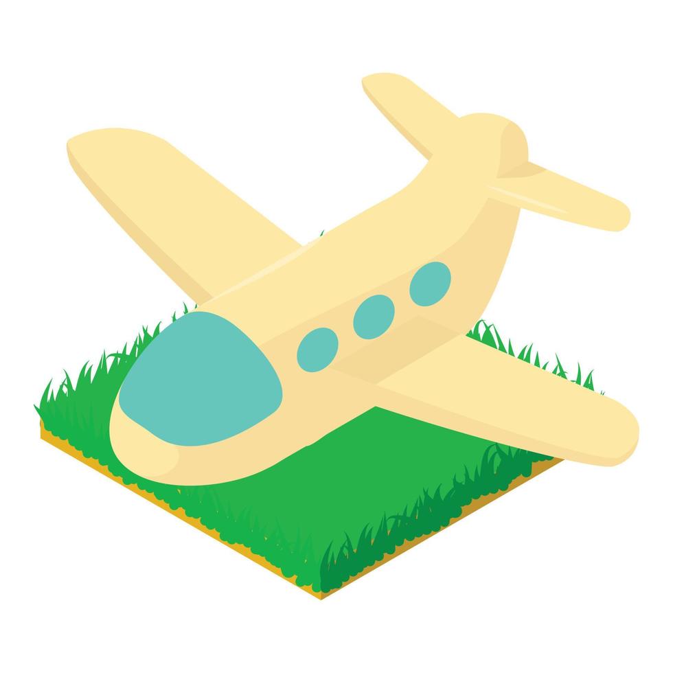 Airplane icon isometric vector. Passenger plane vector