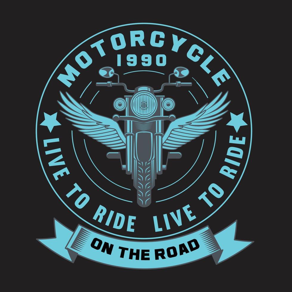 camiseta de moto vector