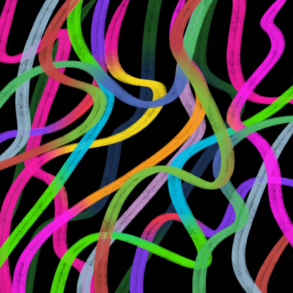 Moving colorful lines of abstract background vector