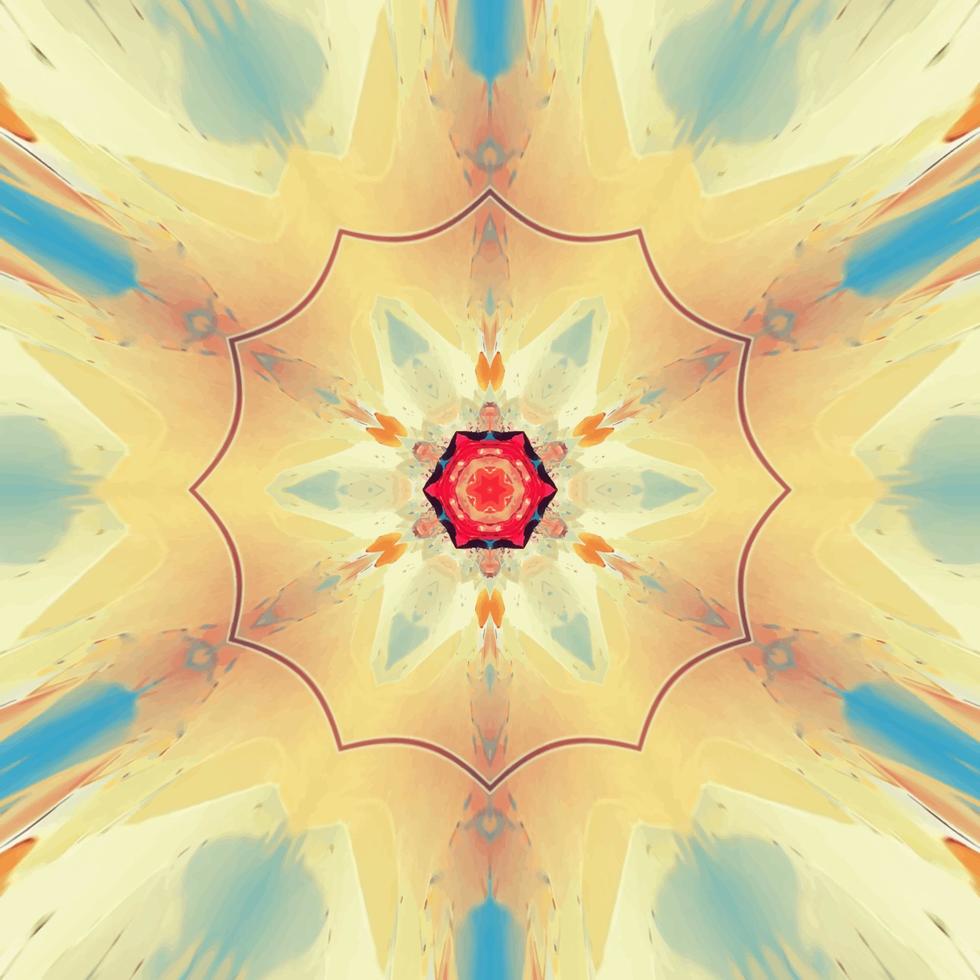 Abstract kaleidoscope background. Beautiful kaleidoscope seamless pattern. Multicolor mosaic texture. Seamless kaleidoscope texture. Unique kaleidoscope design vector
