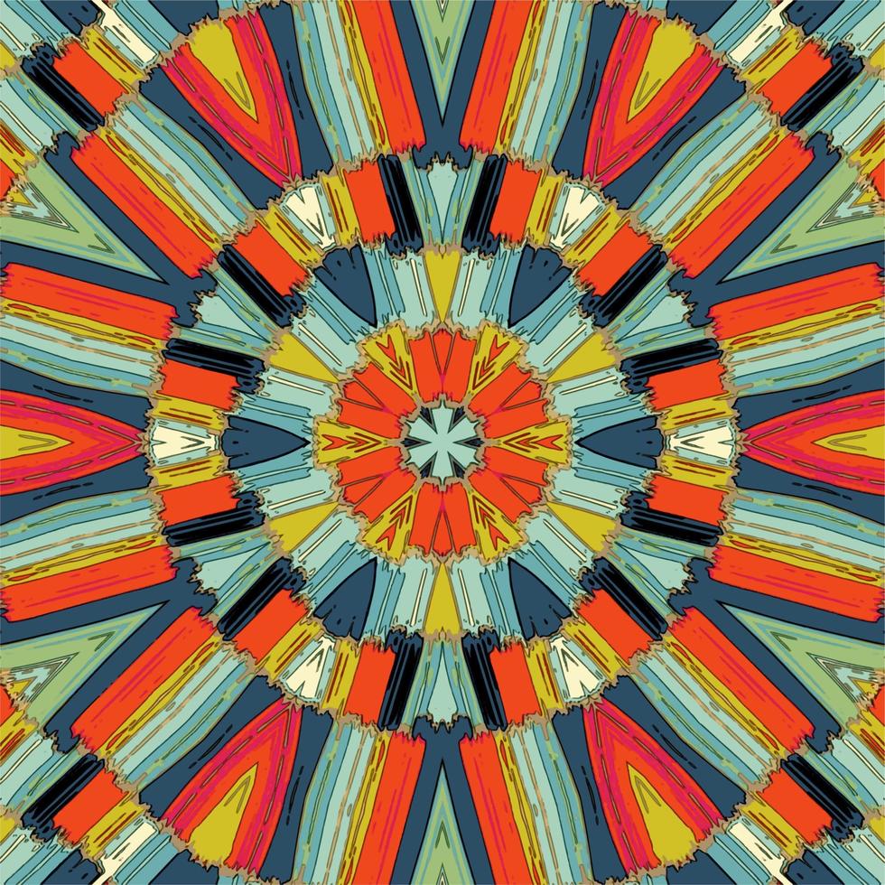 Abstract kaleidoscope background. Beautiful kaleidoscope seamless pattern. Multicolor mosaic texture. Seamless kaleidoscope texture. Unique kaleidoscope design vector
