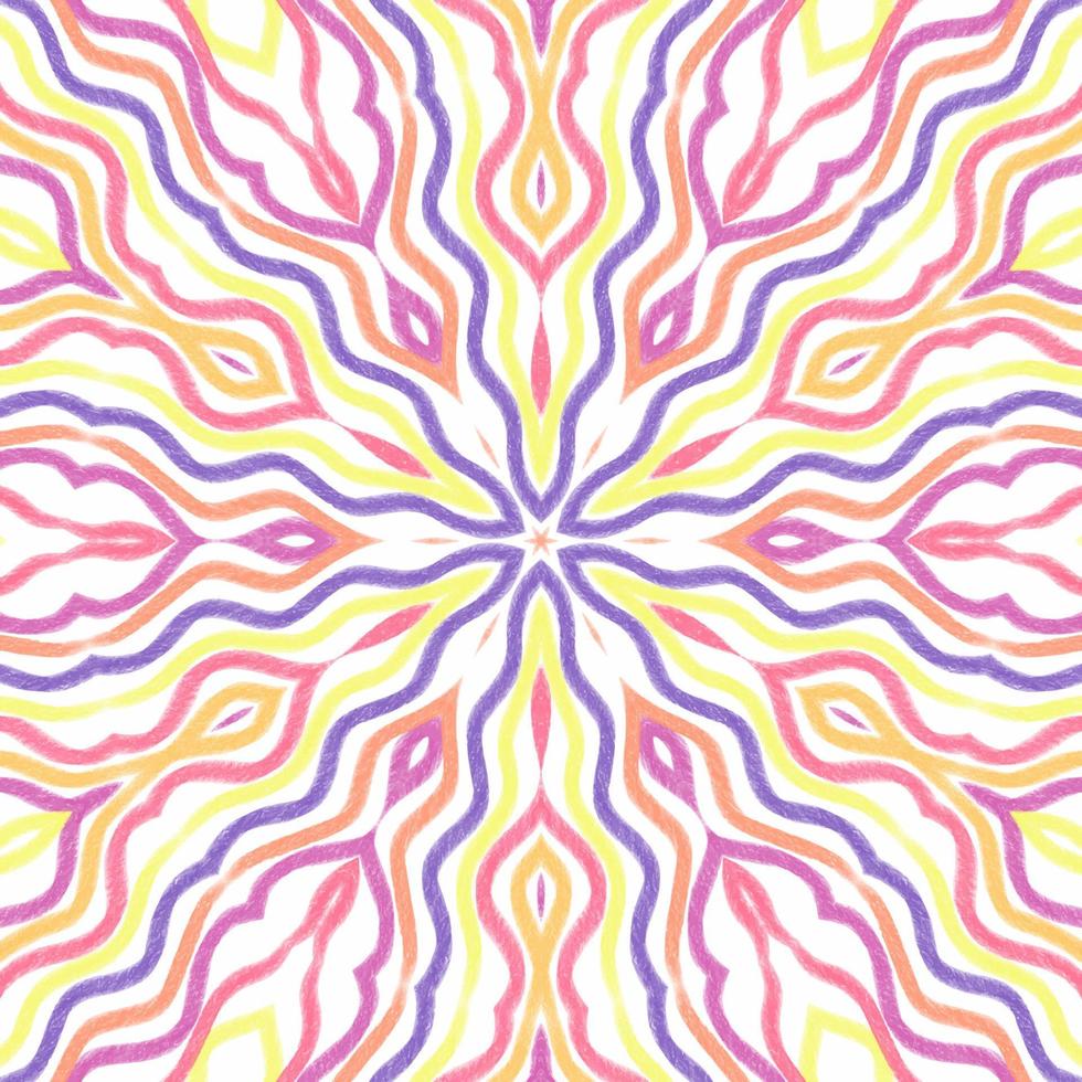 Abstract kaleidoscope background. Beautiful kaleidoscope seamless pattern. Multicolor mosaic texture. Seamless kaleidoscope texture. Unique kaleidoscope design vector