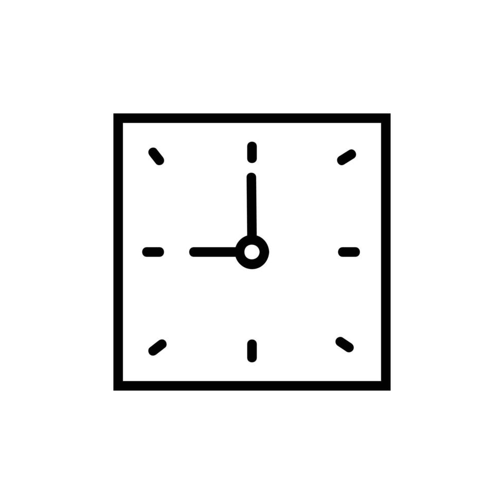 icono de vector de reloj