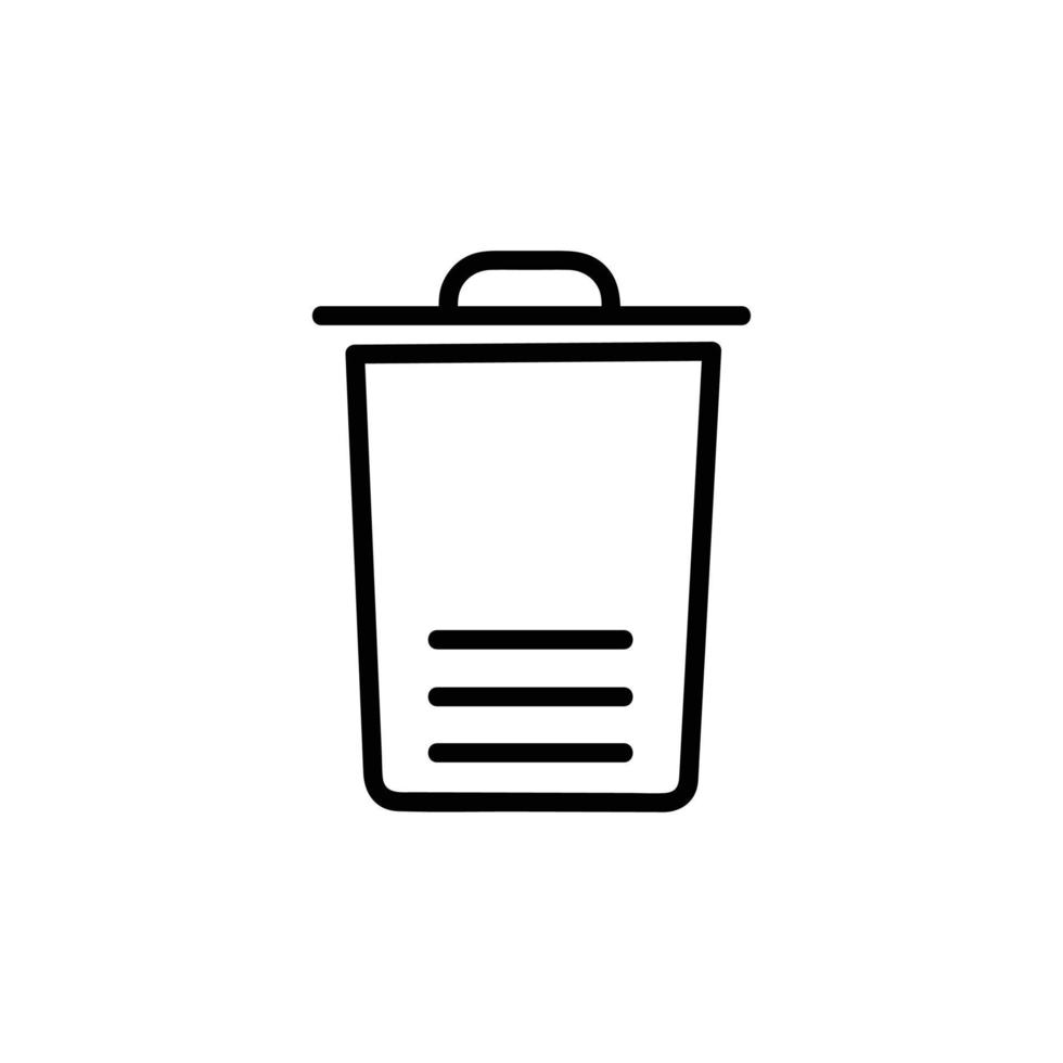 Trash Vector Icon