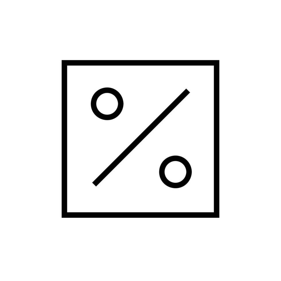 Percent Vector Icon