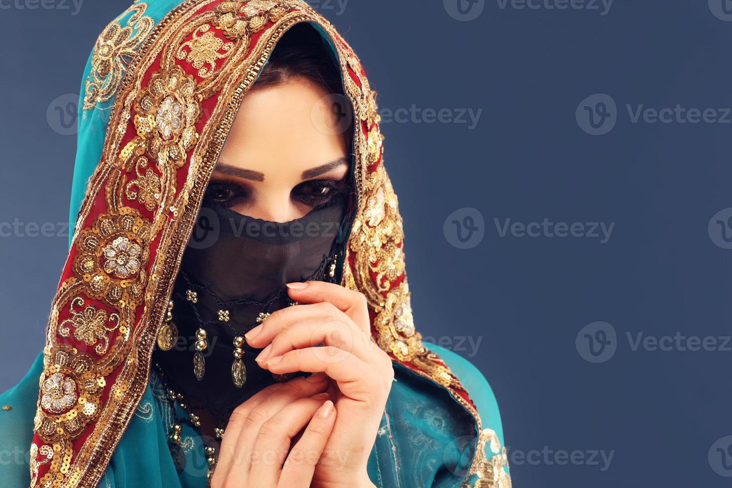 Beautiful arabic woman photo