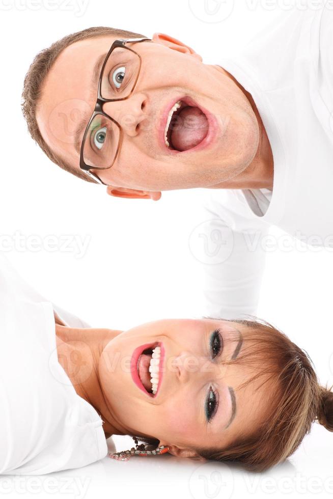 Happy young couple photo