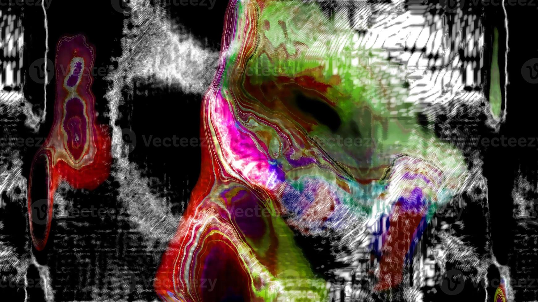 Digital Illustration Beautiful Abstract Vibrant Background photo