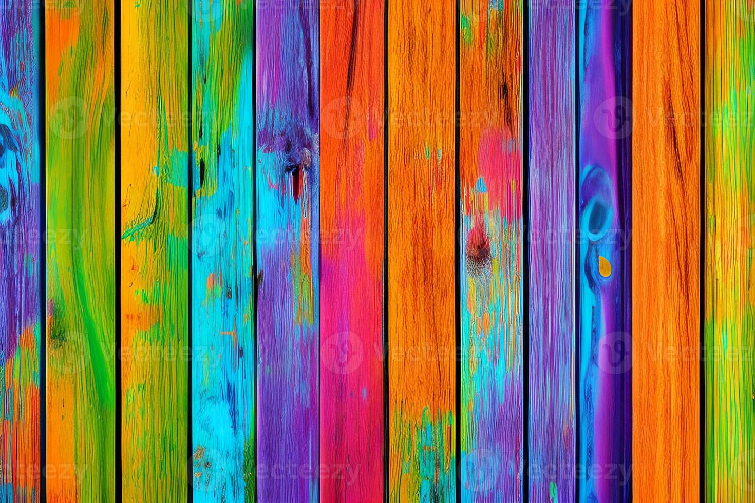 Rainbow Wood Background, colorful Wood Background, Wood Background, Wooden Background, Wood Texture photo