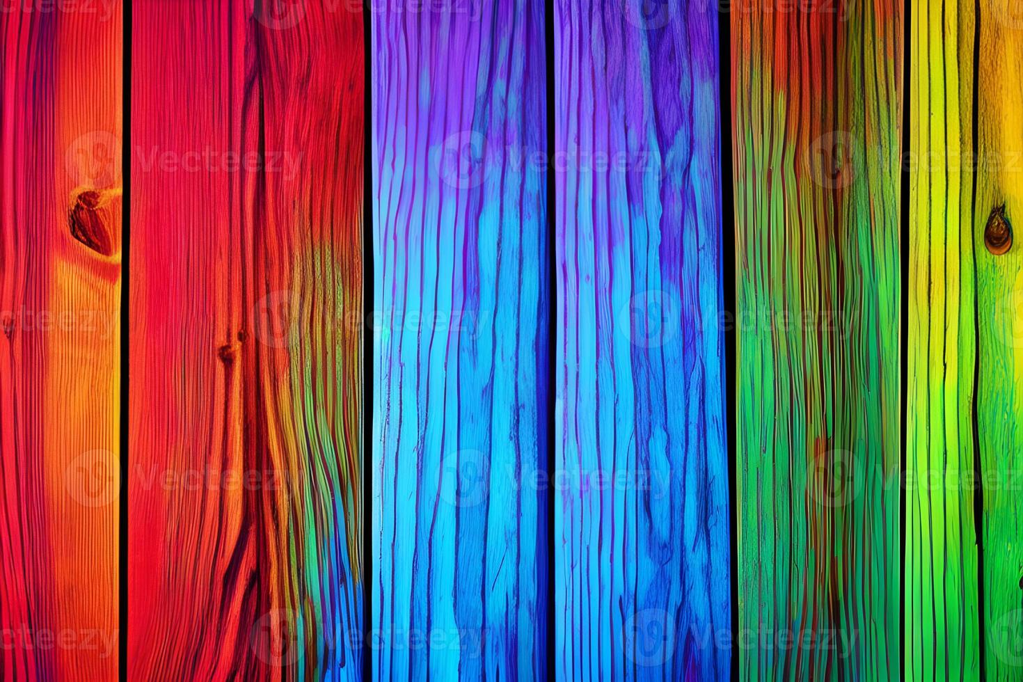 Rainbow Wood Background, colorful Wood Background, Wood Background, Wooden Background, Wood Texture photo