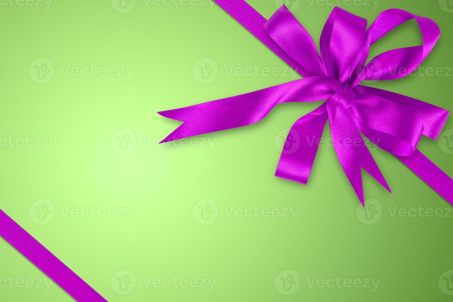 Shiny and satin ribbon. Merry christmas and happy new year greeting card. photo
