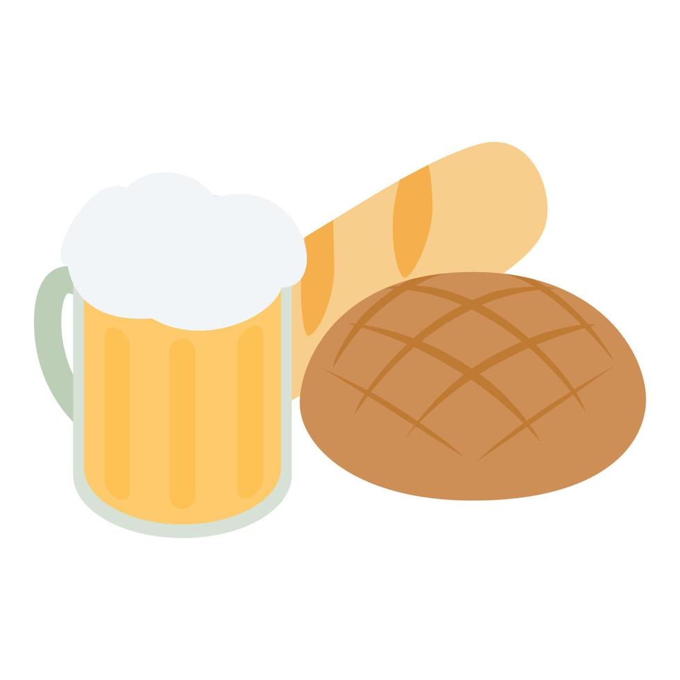 Belgian product icon, isometric style vector