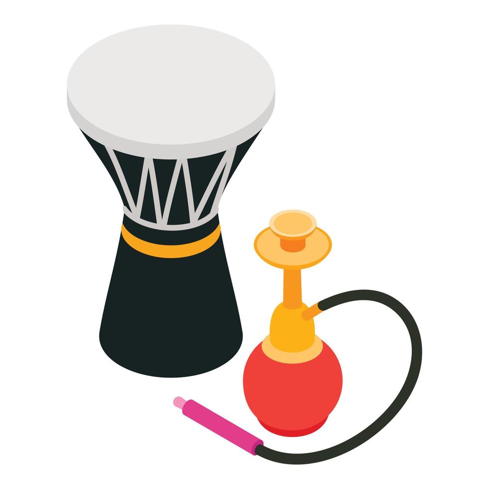 Turkey culture icon, isometric style vector