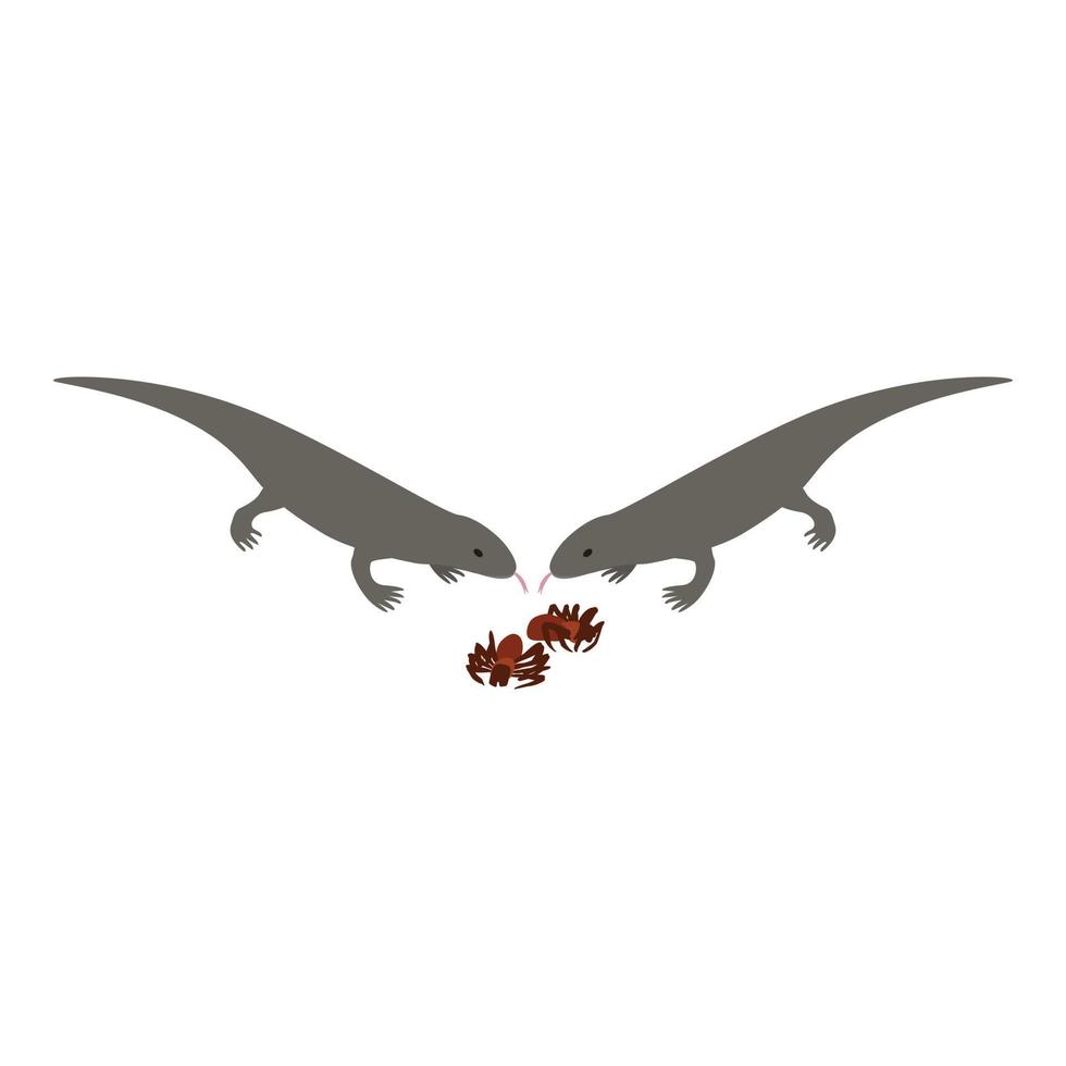 Desert animal icon, isometric style vector