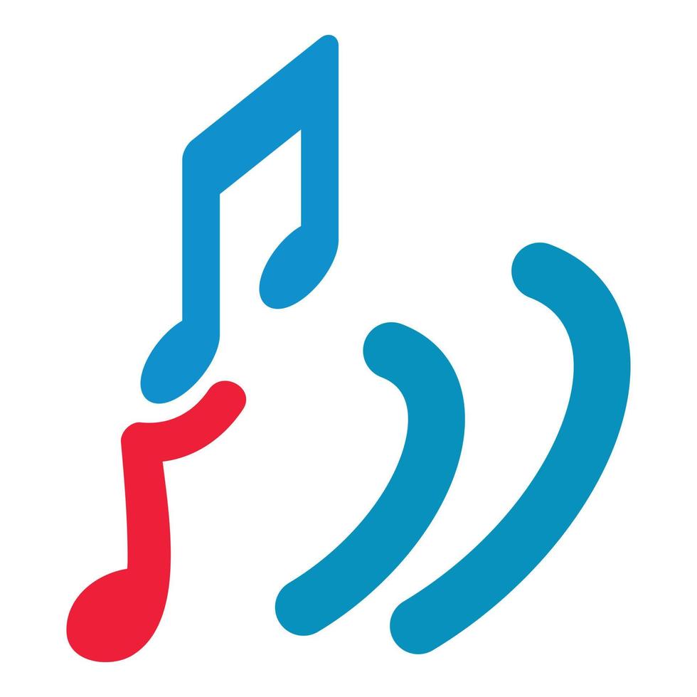 icono de símbolo musical, estilo isométrico vector