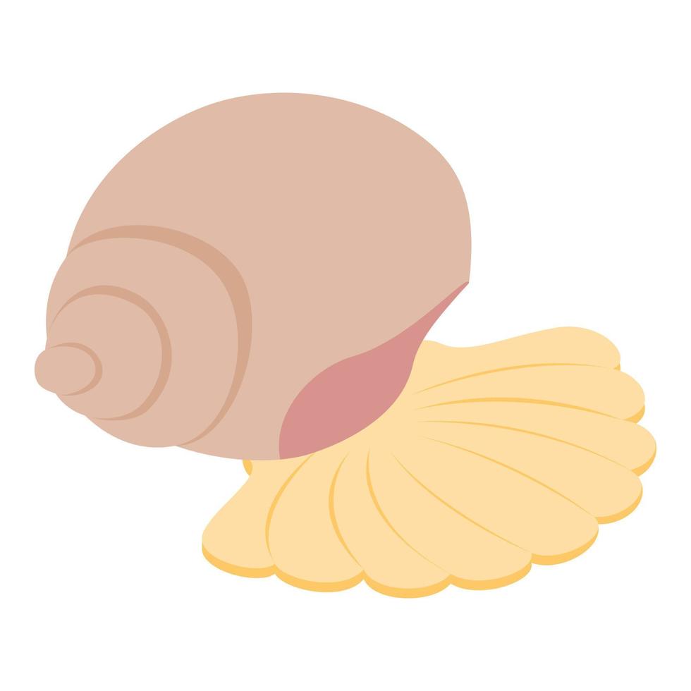 icono de símbolo marino, estilo isométrico vector