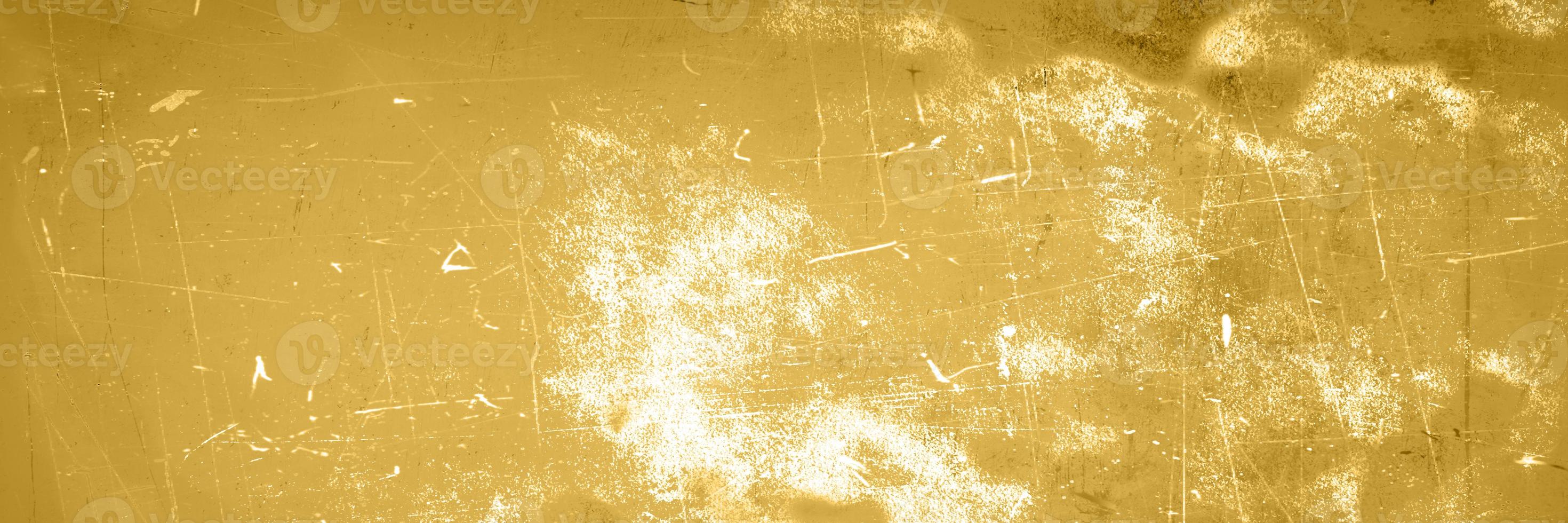 Wheathered gold and scratched texture background. 3d illustration photo