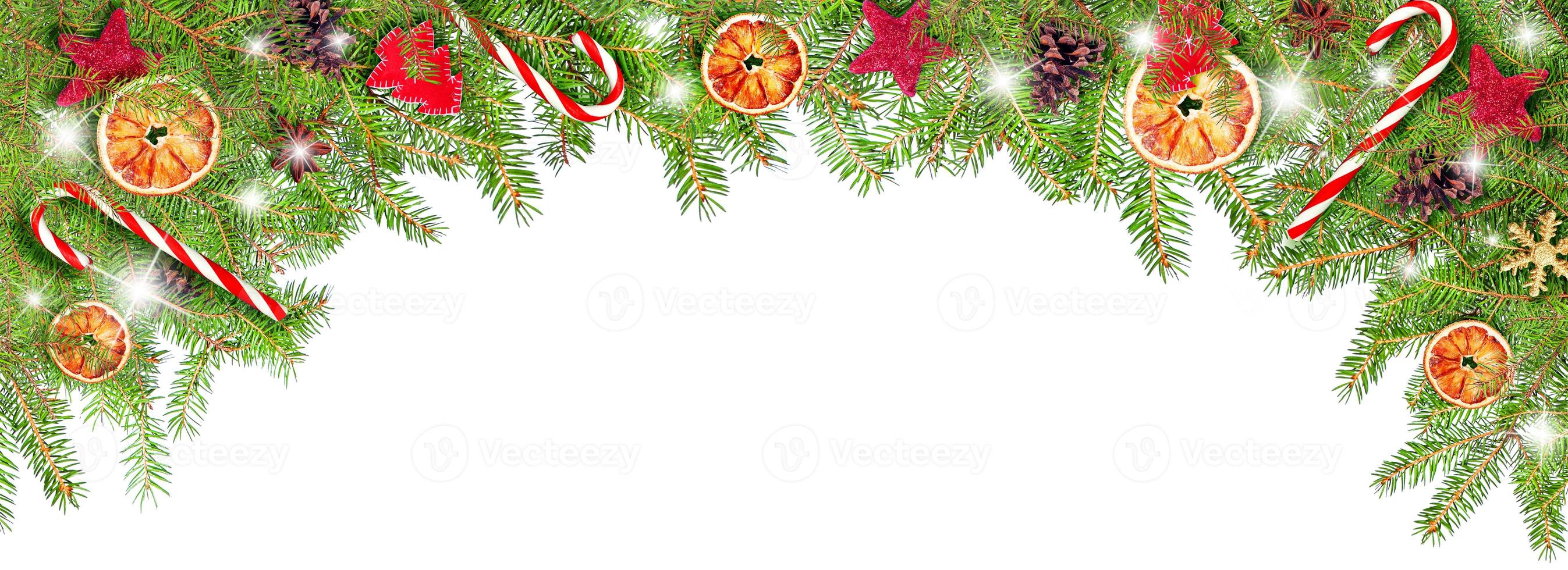 Christmas holidays scenic background with christmas decoration. photo