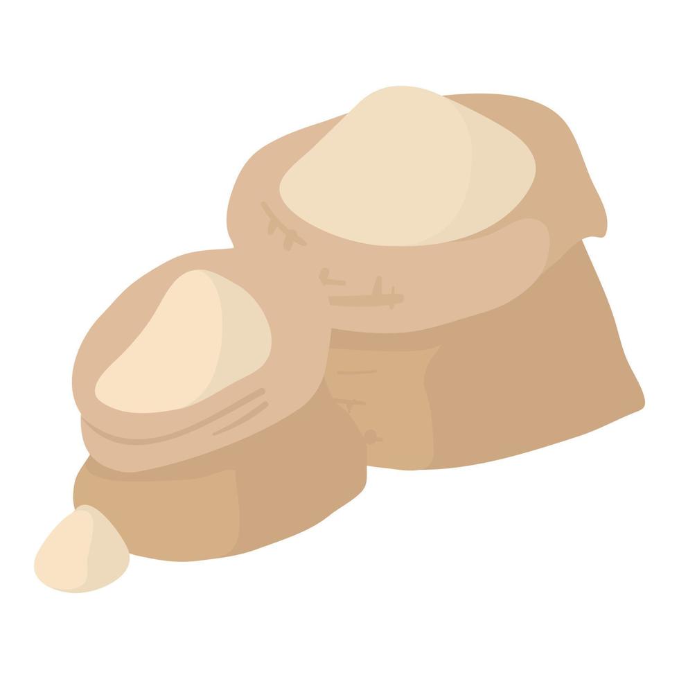Food supply icon, isometric style vector