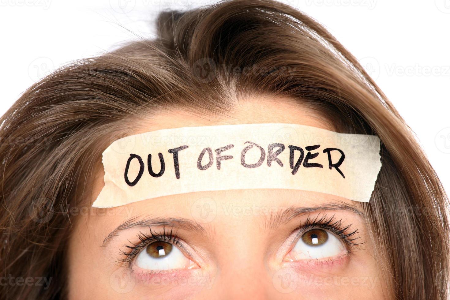 Out of order photo