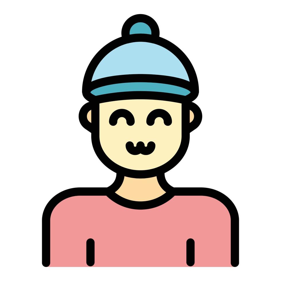 Nephew icon color outline vector